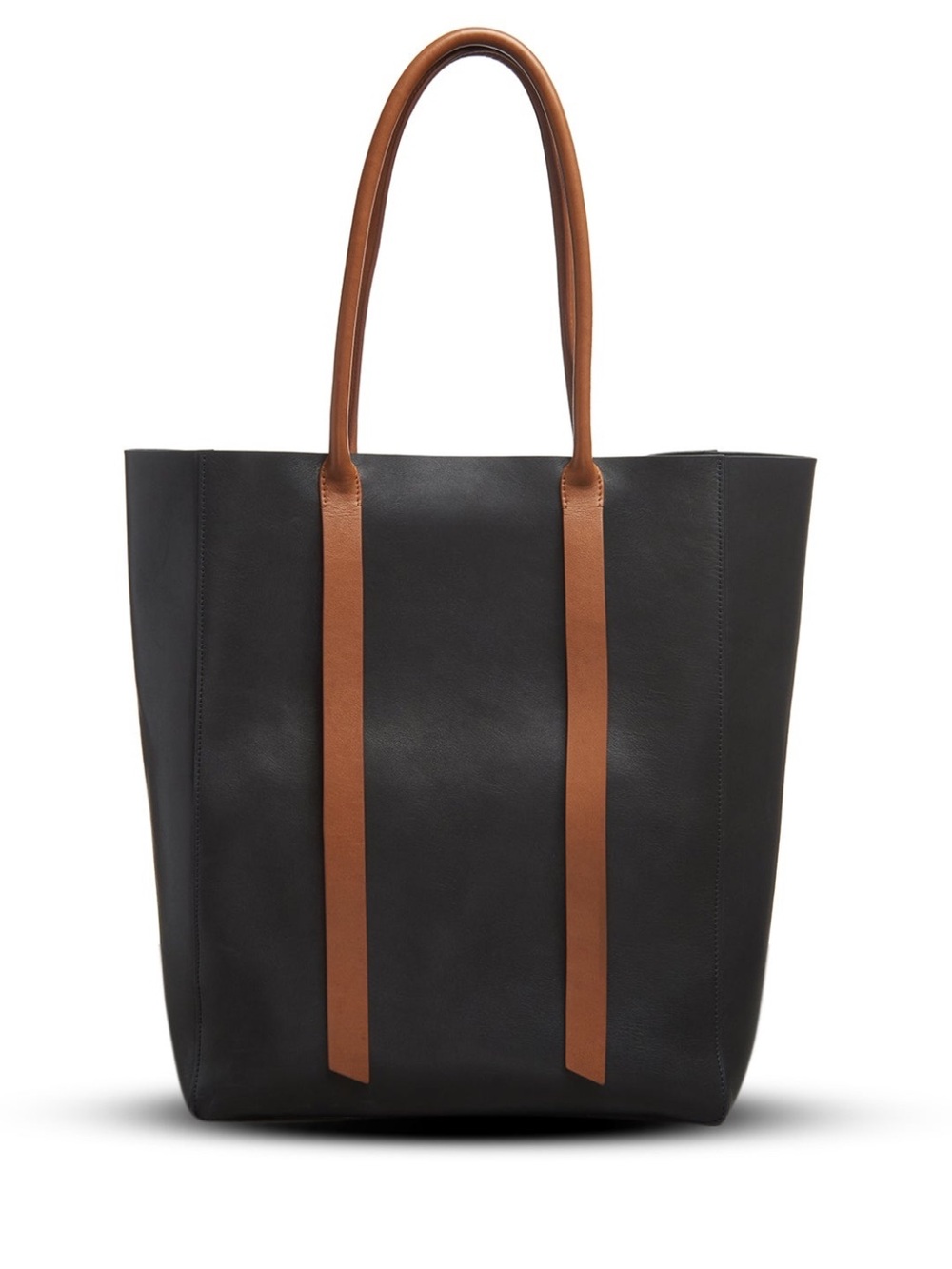 GABRIELA HEARST MARIANNE Tote Black & Cognac Brown Carryon Leather Bag Shopper